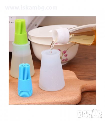 СИЛИКОНОВА ЧЕТКА С КОНТЕЙНЕР ЗА НАМАЗВАНЕ - код 2126, снимка 5 - Прибори за хранене, готвене и сервиране - 33949186