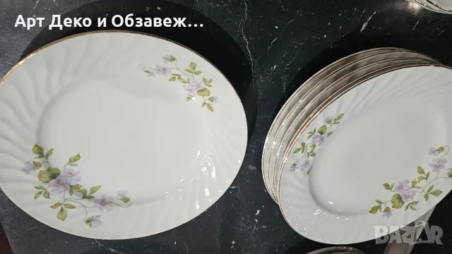 Ретро порцеланов сервиз ,КИТКА" 25 части., снимка 5 - Чинии - 55977482