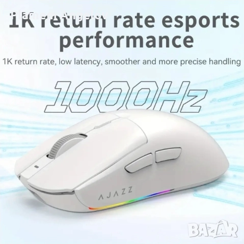 AJAZZ AJ139V2-Безжична гейминг мишка 1000Hz c 2.4G и кабелна връзка, снимка 6 - Клавиатури и мишки - 52944944
