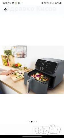 Фритюрник с горещ въздух Tefal Easy Fry Mega EY855BE0, снимка 6 - Фритюрници - 48243020