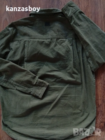 g-star submarine regular shirt - мъжка джинсова риза ХЛ, снимка 9 - Ризи - 53621753