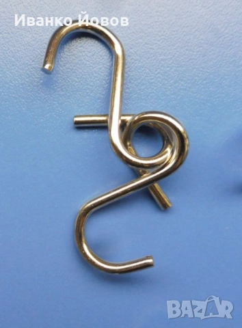 10 броя 3D метални пъзели + подарък кутия – Образователно, Забавно,  Предизвикателно за IQ, снимка 7 - Пъзели - 53523525