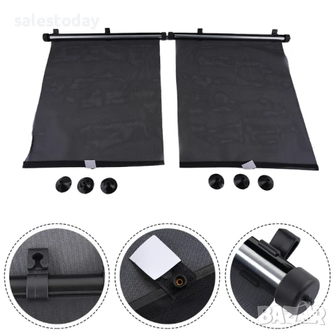 щори за странични прозорци на автомобил, щори за кола, 2 размера , снимка 2 - Аксесоари и консумативи - 50739045