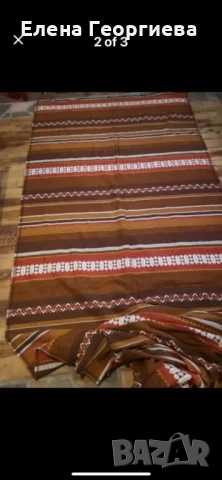тъкана черга размер 130/500 см. , снимка 5 - Килими - 51246516