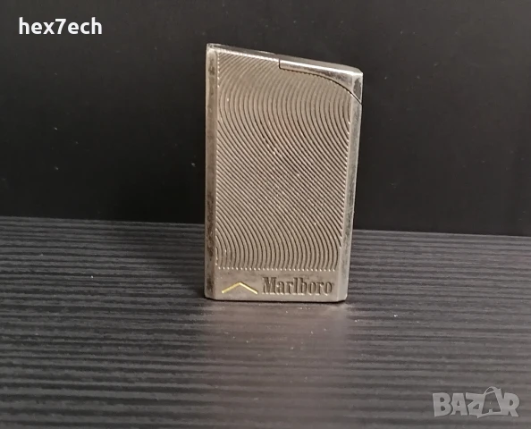 ❤️ ⭐ Метална Запалка Marlboro тъмно сива ⭐ ❤️, снимка 3 - Запалки - 51196515