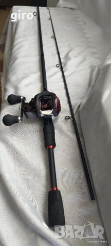 Ултра лайт карбонов спининг 180см. комплект с байткаст макара, снимка 3 - Въдици - 53861476