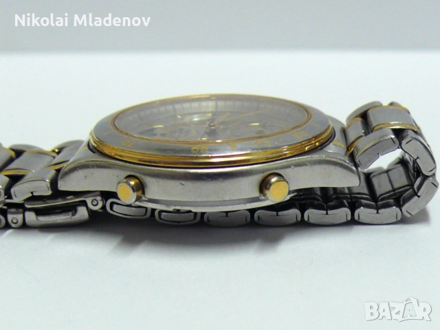 SEIKO СЕЙКО ХРОНОГРАФ КВАРЦ Мъжки ръчен часовник, работещ, снимка 8 - Мъжки - 53263725