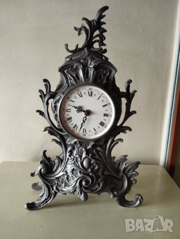 ретро каминен часовник в стил рококо, снимка 2 - Други ценни предмети - 41575809