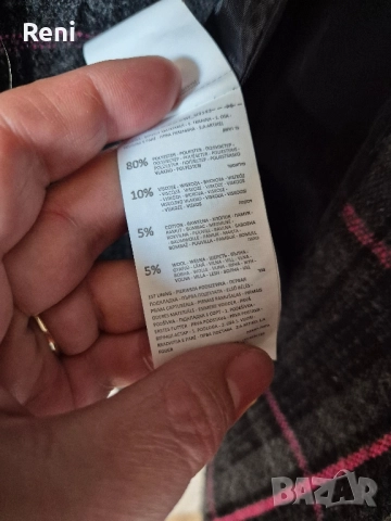 Тънко палтенце с вълна, Sinsay, снимка 5 - Палта, манта - 52397984