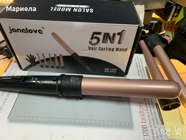 5/1 Шиш За Къдрици 150° до 210°С / Контрол на Температурата / Маша за коса 9мм-32мм, снимка 7 - Маши за коса - 49367833