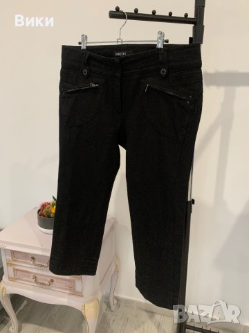 Дамски дънки в черно размер XL, снимка 9 - Дънки - 44358066