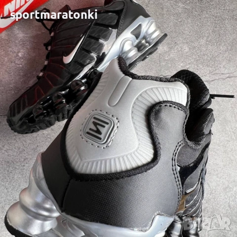 Nike Shox TL Black and Silver, снимка 2 - Маратонки - 50997267