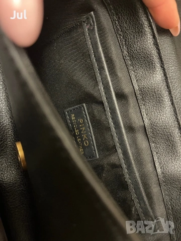 Чанти естествена кожа Pinko, снимка 2 - Чанти - 53766781