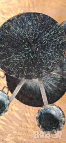 Стар свещник , снимка 3 - Антикварни и старинни предмети - 48601728