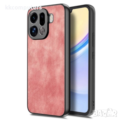 Защитен Ретро Кожен Калъф за Oppo Find X9 Pro 5G - PU кожа с винтидж текстура, TPU рамка, Вкл. Скрий, снимка 5 - Калъфи, кейсове - 52692521