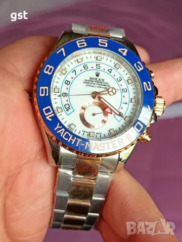 Топ Role 44mm.Yacht Master II GMT bi colour Ceramic дубликат Clone Часовник , снимка 10 - Мъжки - 50011801