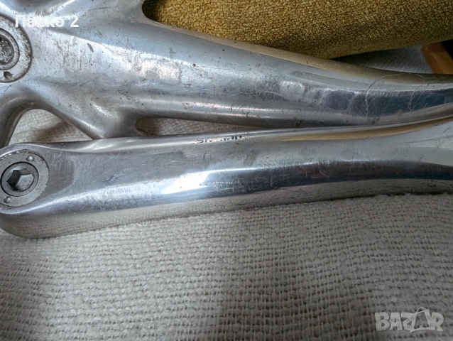 Шосейни Курбели + Средно Shimano 6500, снимка 2 - Части за велосипеди - 52153116