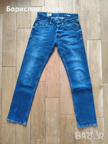 Женски дънки REPLAY NEWBILL, ЧИСТО НОВИ, стандартна кройка, снимка 2 - Дънки - 53845686