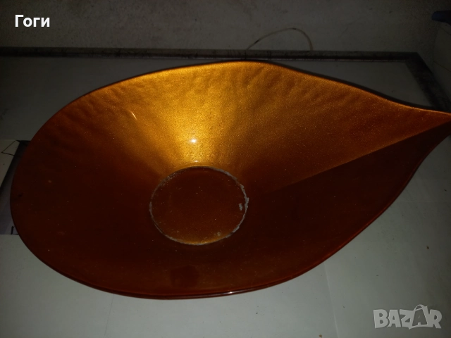 Стъклена фруктиера уникален модел, снимка 4 - Сервизи - 52681987