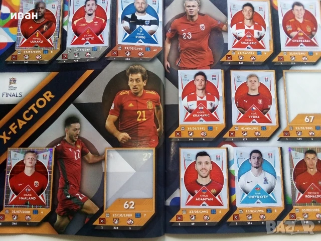 Стикер албум UEFA NATIONS LEAGUE FINALS - Topps - 2022, снимка 5 - Колекции - 50645048