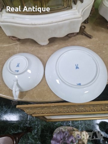 Чудесен антикварен авторски порцеланов двоен сет , снимка 7 - Сервизи - 44159014
