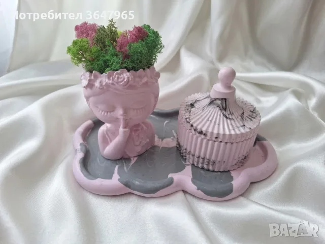 Комплект със скандинавски мъх 🌿, снимка 2 - Декорация за дома - 56047812