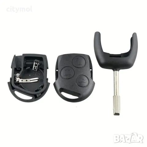Калъф за ключ FORD с 3 бутона и острие за Mondeo, Fiesta, Focus, Transit, Connect KA и др​​, снимка 4 - Аксесоари и консумативи - 48688215