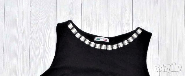 Елегантна черна рокля, снимка 4 - Рокли - 41514293