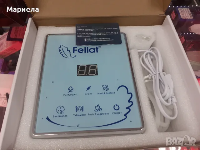 Нов Генератор на озон, домакински генератор на озон FELLAT 600 mg/h за вода и въздух, пречиствател, снимка 5 - Овлажнители и пречистватели за въздух - 47970827