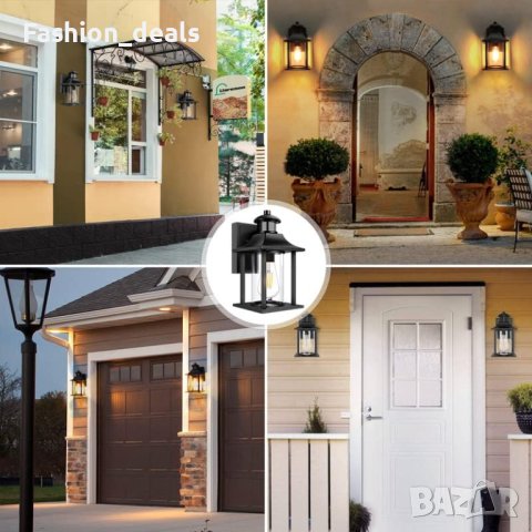 Нова Външна стенна крушка светлина Сензор за движение на открито/Врата Градина, снимка 7 - Външни лампи - 41392681