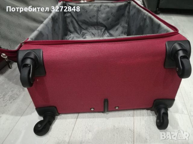Куфар на колелца с телескопична дръжка - H-line, снимка 15 - Куфари - 42683396