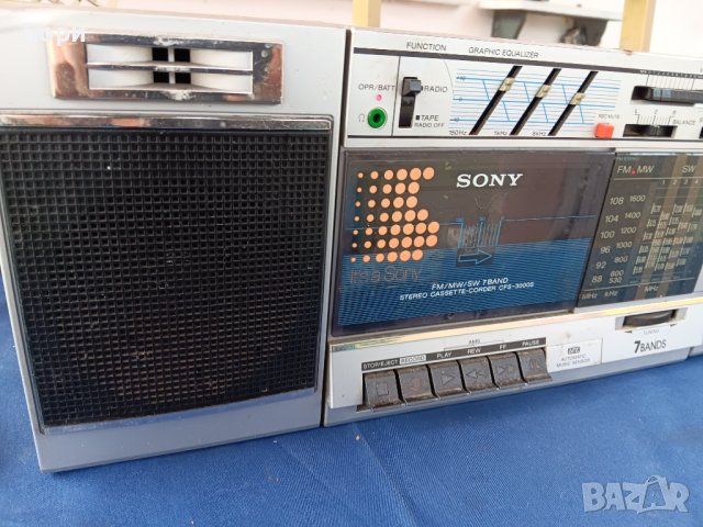 SONY Радиокасетофон, снимка 4 - Радиокасетофони, транзистори - 44245316
