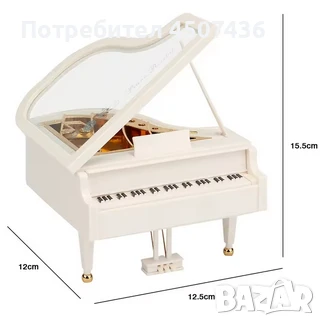 Музикална кутия пиано , снимка 7 - Декорация за дома - 50840519