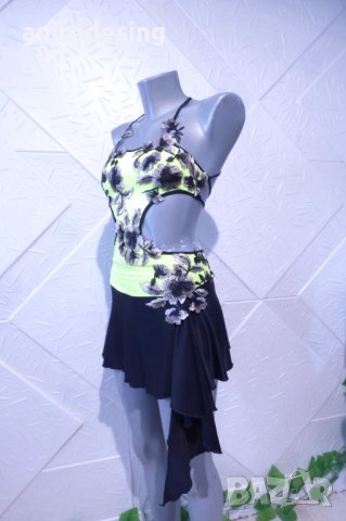 Рокля за латино танци с дантела, снимка 9 - Рокли - 39744355