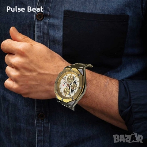 Луксозен мъжки часовник PANZER – Елегантност и стил в едно, снимка 5 - Мъжки - 52055349