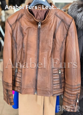 Дамски якета от естествена кожа, снимка 13 - Якета - 44802521
