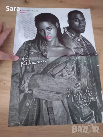 риана плакати rihanna , снимка 2 - Списания и комикси - 55930326