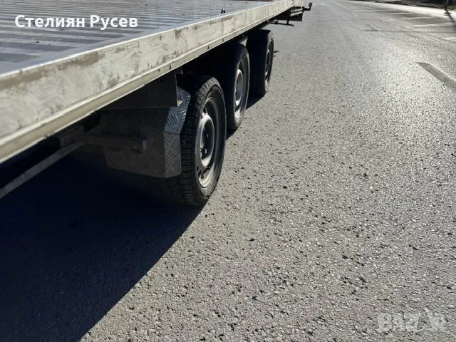везеко  дл  vezeko dl  / 815/210 двойна права алуминиева платформа  - цена  12 500лв --- БЕЗ БАРТЕР , снимка 12 - Ремаркета - 48228263