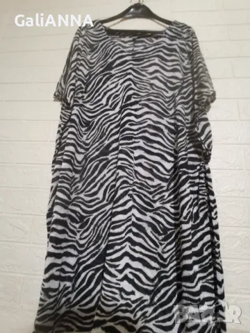 ЕФИРНА РОКЛЯ ЖИВОТИНСКИ ДЕСЕН 4XL