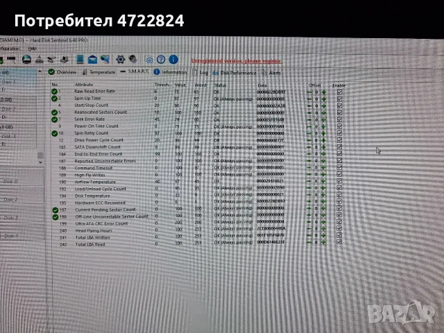 продавам хард диск 1TB Seagate Barracuda - ST1000DM010, снимка 5 - Твърди дискове - 55826486
