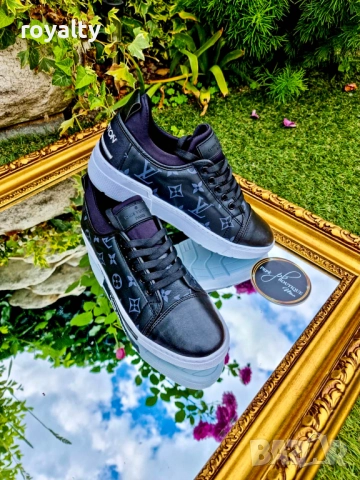 Louis Vuitton Черни Мъжки Кецове 
