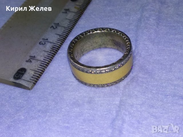 МАРКОВ ЕМАЙЛИРАН ФЕШЪН АРТ СРЕБЪРЕН ПРЪСТЕН СРЕБРО S 925 ALE 54 на ПАНДОРА PANDORA Тип ХАЛКА 40644, снимка 15 - Пръстени - 42613783