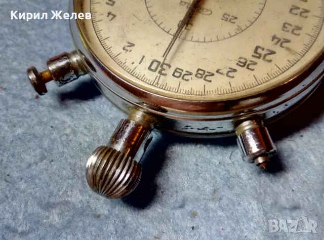 СЛАВА СДЕЛАНО в СССР Стар РУСКИ ГОЛЯМ ПРОФЕСИОНАЛЕН СПОРТЕН ХРОНОМЕТЪР 48195, снимка 2 - Антикварни и старинни предмети - 48006345