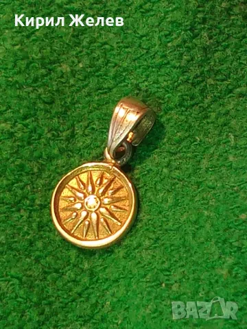 ЗВЕЗДАТА на ВЕРГИНА ДВУСТРАНЕН ПОЗЛАТЕН СРЕБЪРЕН ПЕНДАНТ СРЕБРО 925 с ЖЪЛТА ПОЗЛАТА АРТ РАБОТА 47750, снимка 14 - Колиета, медальони, синджири - 49551732