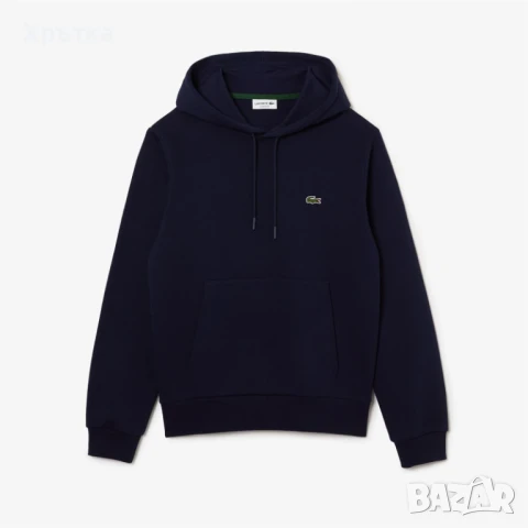 Lacoste Fleece Hoodie - Оригинален мъжки суитшърт размер 2XL, снимка 11 - Суичъри - 51349782