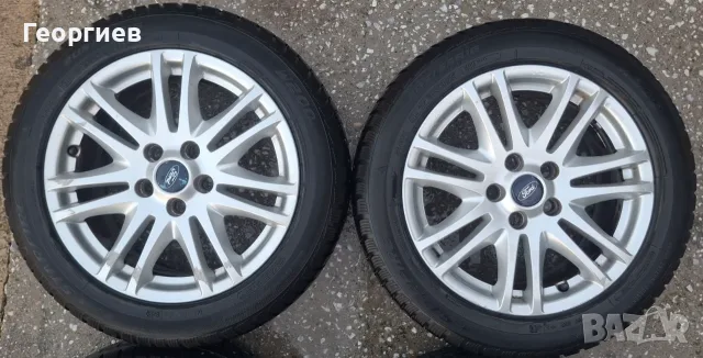 Оригинални лети джанти Ford 16" със зимни гуми, снимка 3 - Гуми и джанти - 55772249
