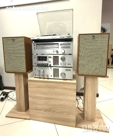 🔈Винтидж аудио сет SONY - усилвател, дек, тунер, грамофон и колони🔈