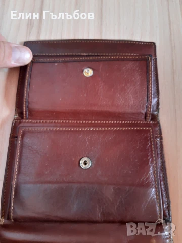 Портфейл, мъжки естествена кожа, цвят-бордо, снимка 7 - Портфейли, портмонета - 51007557