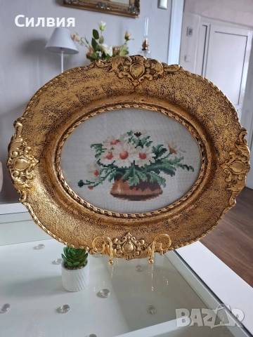 Гоблен с красива рамка , снимка 2 - Гоблени - 52791422