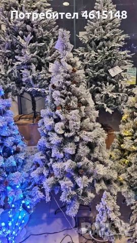 Скандинавска елха 3D+2D + шишарки LUX - kvm  метална стойка  Много гъста, снимка 2 - Други - 51962939